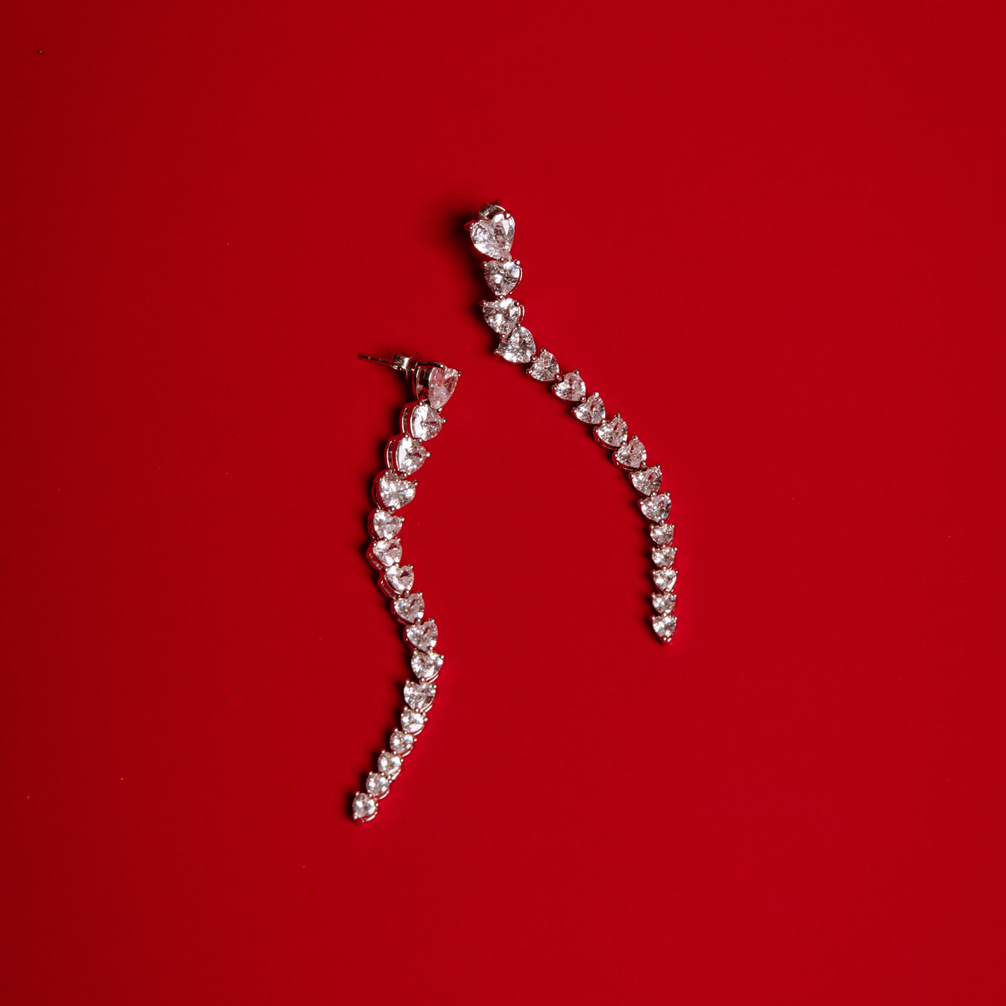 Heart Drop Earrings